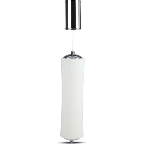 Lámpara de araña cilíndrica vertical LED V-TAC de 18 W, color blanco cálido satinado, regulable (1/5)