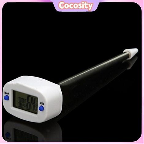 Thermomètre numérique de sol - COCOSITY - Standard - Grand écran - Mesure température & humidité - Pointe inox (1/4)