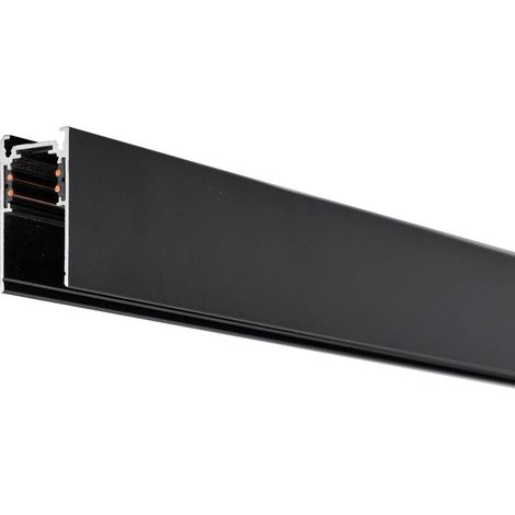 Rail magnétique saillie noir 100 cm Italux Magnetic