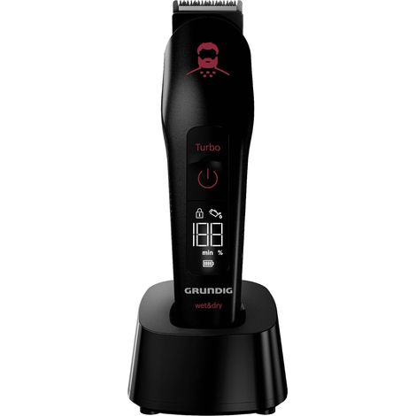 Grundig MGK 9030 Tondeuse à cheveux, Tondeuse à barbe fonction de chargement USB noir S601462 (1/5)