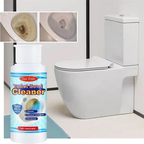 Nettoyant WC puissant 150ml détartrant efficace salle de bain, élimine le calcaire et les taches, formule concentrée pour cuvette et toilettes.