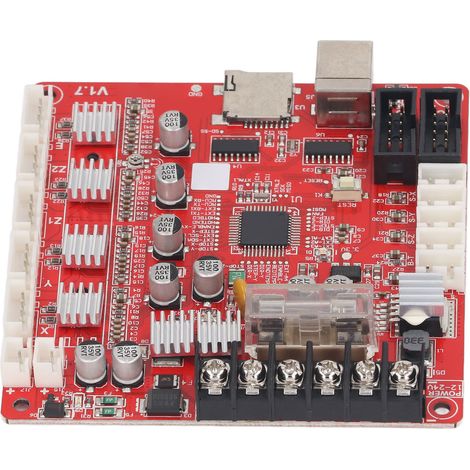 3D-Drucker-Motherboard mit guter Wärmeableitung, integriertes Motherboard mit USB-Schnittstelle (12-24V) für Anet A8 PLUS Drucker (1/5)