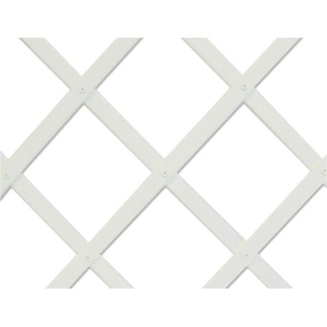 Treillis Plastique Blanc Faura Soutien Végétal Décoratif Et Résistant - Faura (1/2)