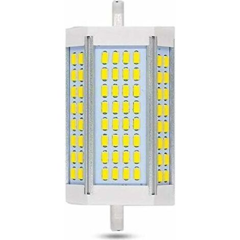 R7S 118mm 30W dimmbare LED-Lampe, 3000lm, kaltweiß 6000K, dimmbare LED für Wand-/Stehlampe/Spot [c]