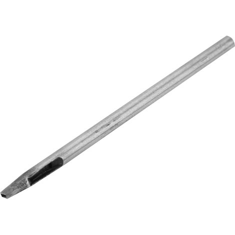Outils de bricolage pour le travail du cuir : poinçon en acier à haute teneur en carbone, poinçon rectangulaire (3x1)