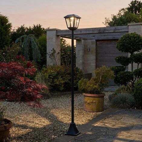 Whitehall Tear Drop Solar Lamp Post Light (1/2)