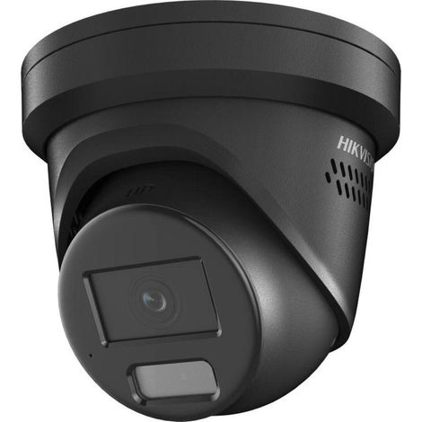 Hikvision Cámara de Seguridad IP Pro Turret ColorVu PoE 4MP 2.8mm Exterior IP67 - DS-2CD2347G2H-LISU/SL(2.8)/EF/BLK