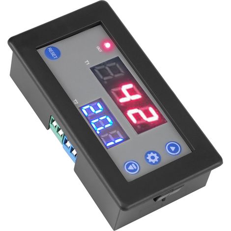 Module Relais Temporisé 12V Minuterie Cyclique Numérique Double Affichage LED (1/5)