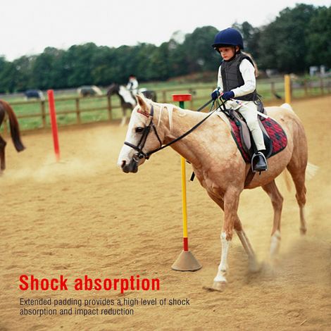 Gilet de sécurité confortable et protecteur pour l'entraînement à l'équitation, pour garçons, filles et enfants (CL) (1/5)