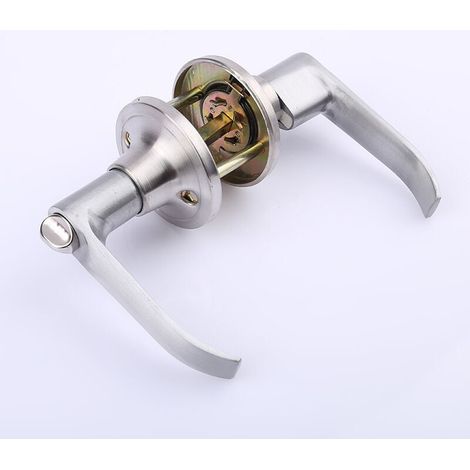 Robuster Innentürgriff, modernes Design, Schlüsselschloss, Riegelgröße: 60/70 mm (1/4)