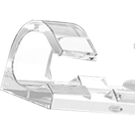 20 Stück transparente, selbstklebende Kabelclips, Kabelmanagement-Clips, Wandkabelhalter, Kabelorganisator, kleine Größe (1/5)