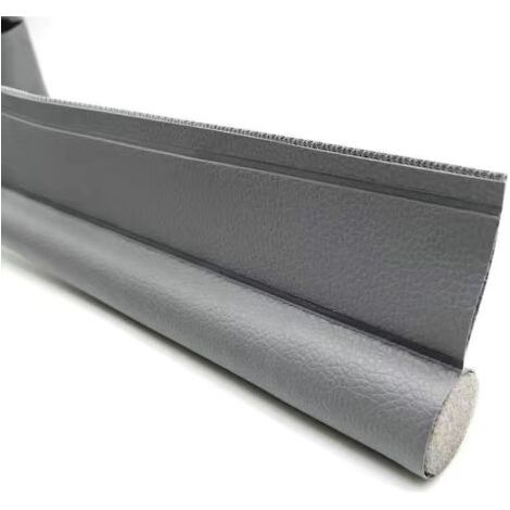 9683cm(gris)Bas de Porte Unilatéral avec Joint Auto-Adhésif Weather Stripping Door Seal Strip Boudin de Porte Stop Froid Protection Contre Les Courants d’air et Le Bruit (1/4)
