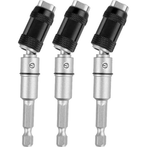 3pcs Support de Perceuse Rotatif Magnétique à Angles Multiples Tige Autobloquante à Dégagement (1/5)