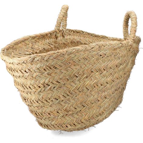 Brennholz Korb EDM Esparto Oval 60 x 45 x 35 cm