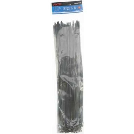 Lot de 100 attache-câble noire 4,6 x 400 mm - Fixtec (1/3)