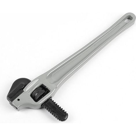 [JAMAIS UTILISÉ]Clé à pipe déportée réglable, robuste, en alliage d'aluminium, avec mâchoire à crochet flottant en acier au chrome-molybdène et poignée en I, ouverture de 65 mm (14 pouces). (1/4)