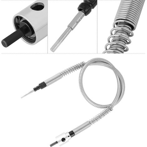 Meuleuse électrique à mandrin de 6 mm avec arbre flexible en métal (1/5)