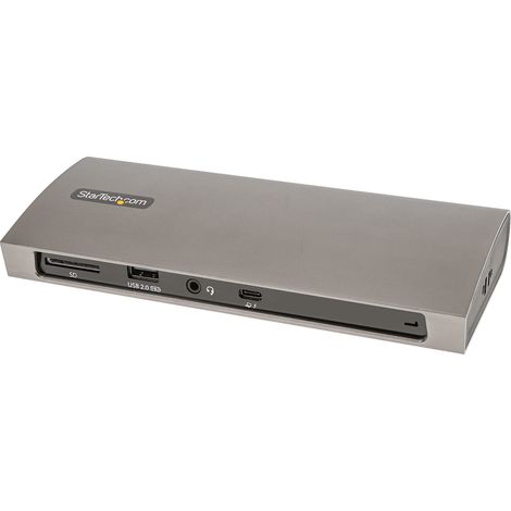 StarTech.com Dock Thunderbolt 4, Power Delivery 96W, Dual Monitor 4K 60Hz/Single Monitor 8K, 3xTB4/Porte USB4, 4xUSB-A, SD,