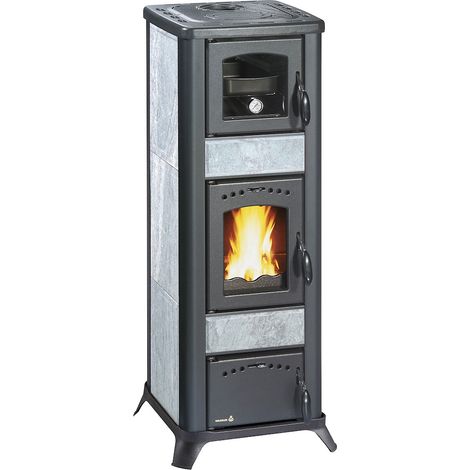 Kaminofen Typ18873-Romantic-B Ii, Backfach Naturstein 7,5kW