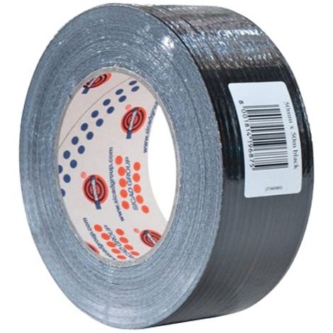 Ruban adhésif toilé 201 TPL noir 50mmx50m - EUROCEL - 031701362 (1/5)