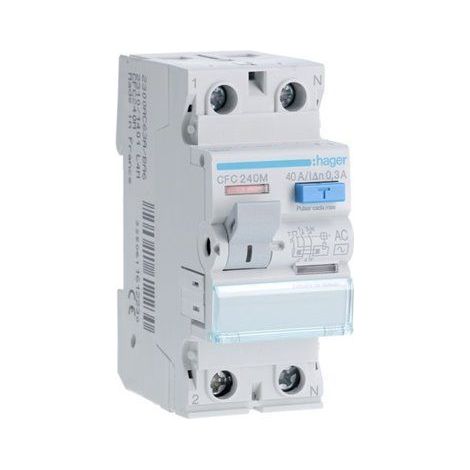 HAGER CFC240M Diferencial 2P 40A 300mA tipo-AC