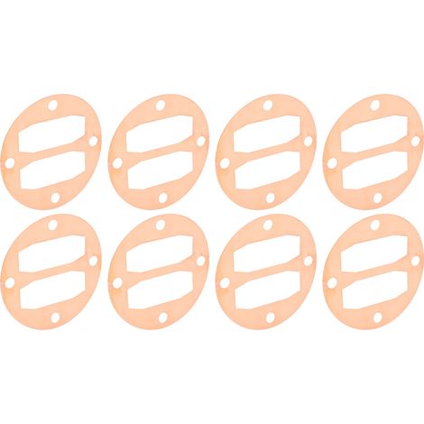 Lot de 10 supports de pompe à joint cylindrique en cuivre, pièce de rechange pour compresseurs d'air 51 mm (1/5)