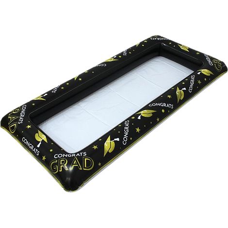 Glacière gonflable pour fêtes – Plateau à glace pour support de nourriture, plateau flottant portable pour buffet, crème glacée, nourriture, boisson, salade, barbecue, extérieur, pique-nique (1/5)