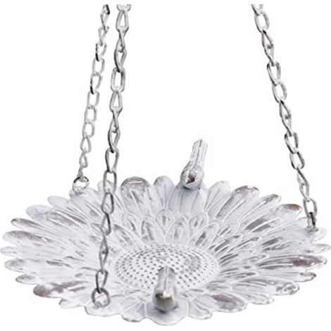 Abreuvoir Oiseaux Exterieur Fonte, Bains pour Oiseaux Sauvages, Baignoire Oiseaux Jardin, Bain D'oiseau Suspendu, Abreuvoir Oiseaux à Suspendre Mangeoires Oiseaux Accessoires Decoration