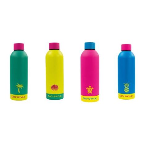 1 Pezzo Borraccia Bottiglia Termica Fluo Colorata 750 ml 4 Colori