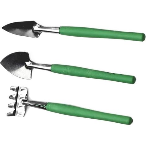 Pelle Manuelle de Jardin : Outil Indispensable for l’aménagement paysager et Le Jardinage(Green),17cm (1/4)