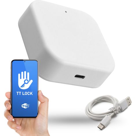 Pannello di controllo smart home TTLock Gateway Bluetooth WiFi Android per maniglia della serratura della porta (1/5)