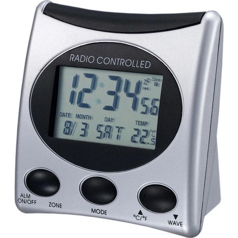 Technoline WT 221 Reloj despertador digital Plata