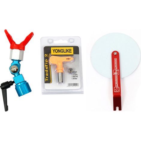 Outil anti-éclaboussures pour pistolet à peinture - Durable et pratique - Idéal pour la peinture intérieure et extérieure des murs. (1/5)