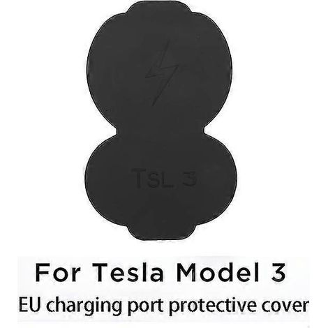 Nouveau cache de protection étanche et anti-poussière en silicone pour port de charge Tesla Model 3 (prise US/EU) - Panneaux de porte intérieurs et pièces - Modèle Y 3 (prise EU) (1/5)