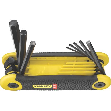 Stanley SET CHIAVI ESAGONALI 8 PZ.