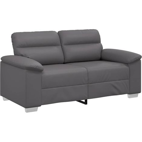 2-Sitzer-Sofa Grau 120 cm Kunstleder vidaXL (1/5)