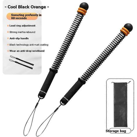 Corde de combat à ressort sans fil, équipement de fitness portable et silencieux pour la maison, équipement de musculation des bras B (1/3)