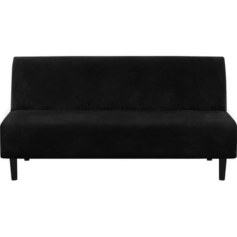 COPRI DIVANO, DIVANO, DIVANO, DIVANO, velluto elasticizzato, TESSUTO, nero