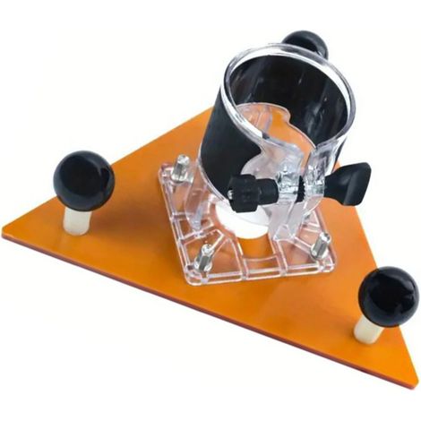 Placa de equilibrio triangular de ABS de 65 mm para fresadora