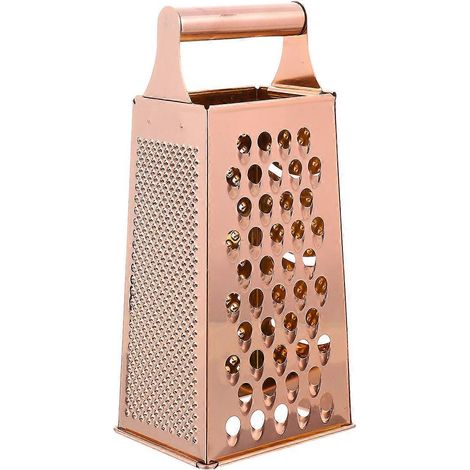 Râpe en acier inoxydable à 4 faces pour légumes - Outil de cuisine professionnel-23.70X10.00X8.00CM-Golden (1/4)