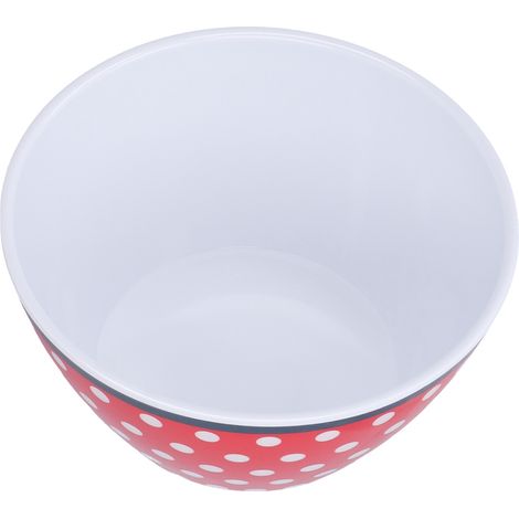 Bol à salade de 500 ml, épais, pour en-cas, desserts, gâteaux et fruits, idéal pour la décoration de table et la pâtisserie (Red Dot). (1/5)