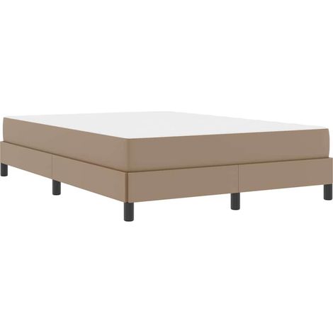 Struttura del letto Cappuccino 140 x 190 cm Tessuto vidaXL (1/5)