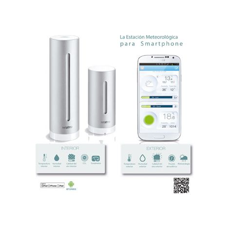 Netatmo NWS01-EC Estación Meteorológica Conectada de Aluminio