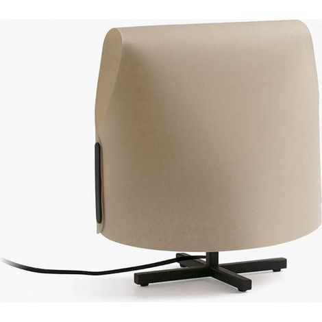 Faro Luang Petite lampe de table noire, camel (1/5)
