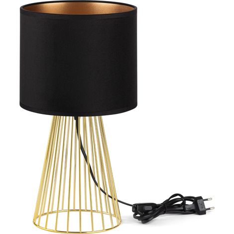 Tornado-Lampe ASBGZ Samt Schwarz-Gold (1/5)