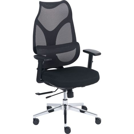 Bürostuhl VELIO Stoff Schwarz (1/5)