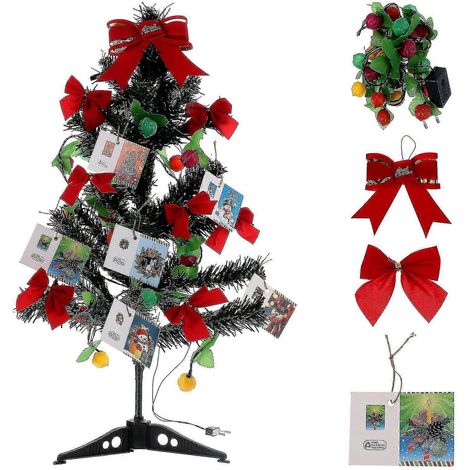 Petit sapin de Noël, décoration de bureau. (1/4)