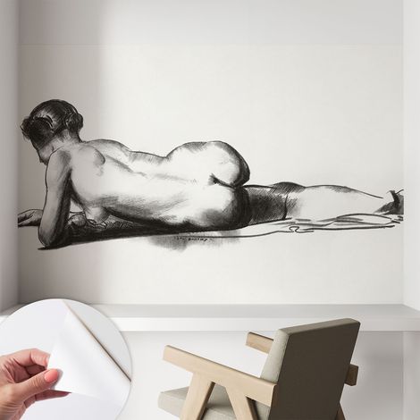 Fotomurale adesivo - parete decorativa - decorazione casa - stile moderno parete - Nudo delicato 104x70 cm (1/5)
