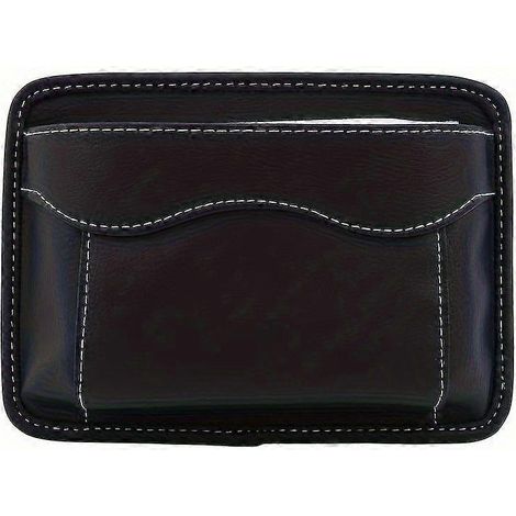 Sacoche de rangement pour voiture avec dos adhésif, pochette de rangement latérale suspendue pour téléphone portable et autres objets essentiels (1/5)