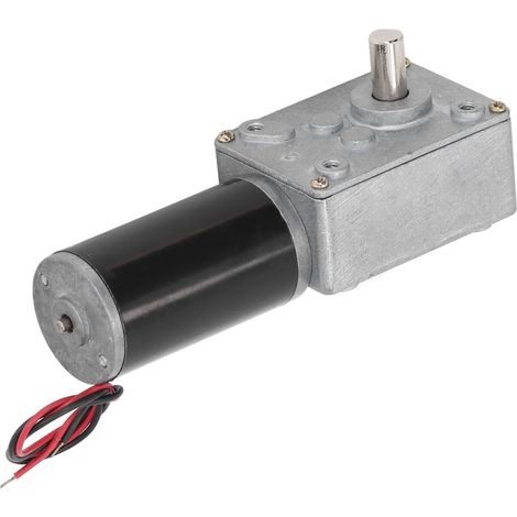 12-V-Gleichstrom-Schneckengetriebemotor mit Selbsthemmung, einwellig, reversibel, 634JSX 31ZY, 80 U/min (1/5)